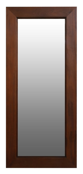 Cinta Floor Mirror Mahogany Colour