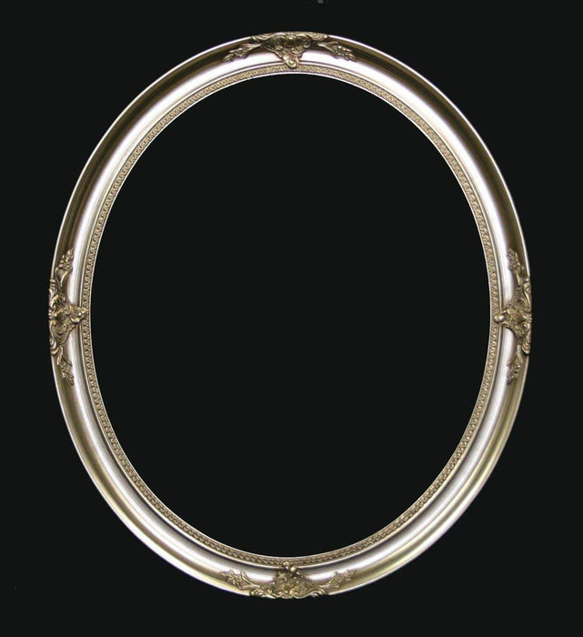 Dolores Oval Silver Large Wall Mirror - SHINE MIRRORS AUSTRALIA