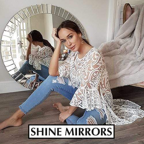Freya Round Wall Mirror - SHINE MIRRORS AUSTRALIA