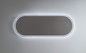 Gatsby Oval Frameless Backlit LED Bathroom Mirror Large: 45cm x 3.1cm x 120cm - SHINE MIRRORS AUSTRALIA