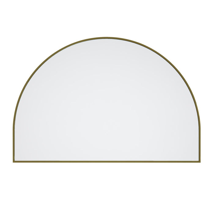 Milan Brass Arched Large Wall Mirror - SHINE MIRRORS AUSTRALIA