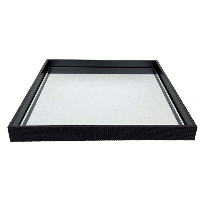 Milos Black Mirrored Tray - SHINE MIRRORS AUSTRALIA