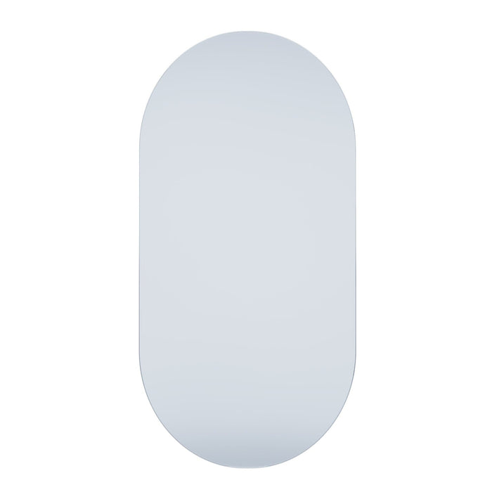 Paris Oval Bathroom Wall Mirror 50cm x 100cm x 0.5cm / With Hanger / No Demister - SHINE MIRRORS AUSTRALIA