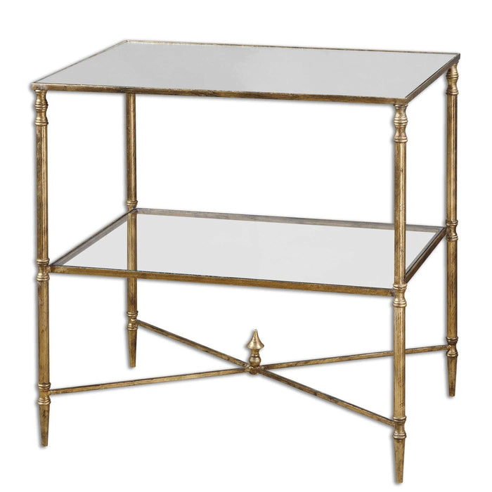 Uttermost Henzler Mirrored Side Table - SHINE MIRRORS AUSTRALIA