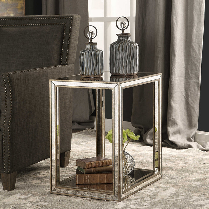 Uttermost Julie End Table - SHINE MIRRORS AUSTRALIA