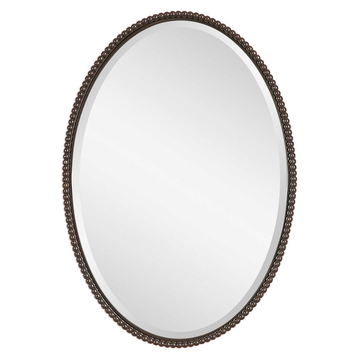 Uttermost Sherise Bronze Oval Wall Mirror - SHINE MIRRORS AUSTRALIA