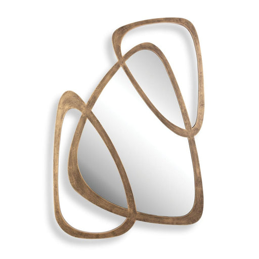 Uttermost Momentum Antique Gold Sculptural Wall Mirror