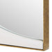 New Moon Antique Gold Mirrored Wall Decor