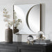 New Moon Antique Gold Mirrored Wall Decor