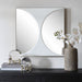 New Moon Antique Gold Mirrored Wall Decor