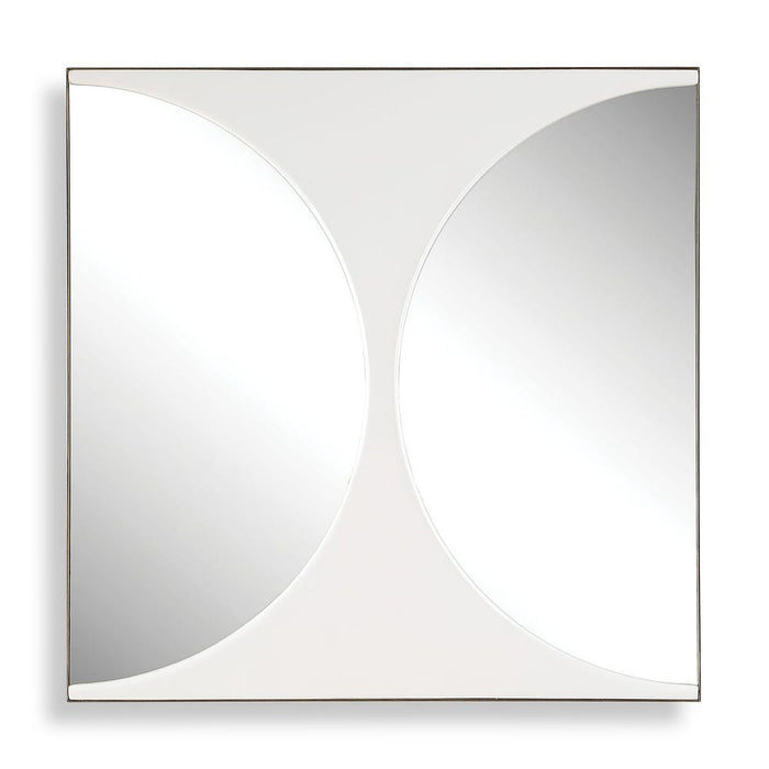 New Moon Antique Gold Mirrored Wall Decor