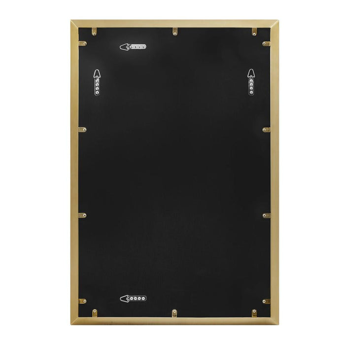 Uttermost Heisler Brushed Brass Wall Mirror