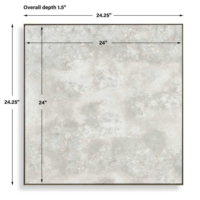 Uttermost Fredric Brushed Brass Square Wall Mirror