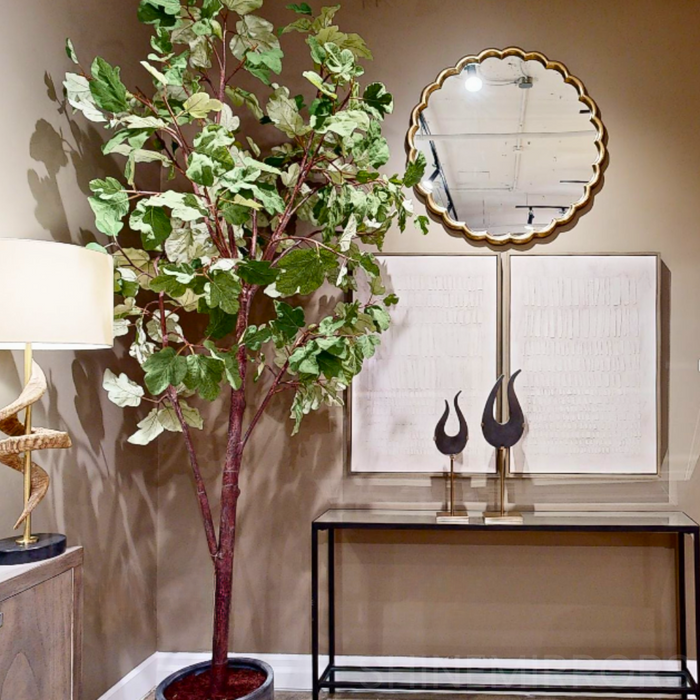 Uttermost Cerrito Antique Brass Round Wall Mirror