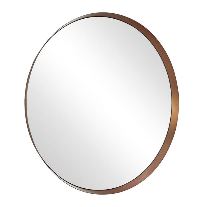 Uttermost Torrado Bronze Round Wall Mirror