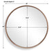 Uttermost Torrado Bronze Round Wall Mirror