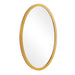 Uttermost Elstree Antique Brass Oval Wall Mirror