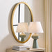 Uttermost Elstree Antique Brass Oval Wall Mirror