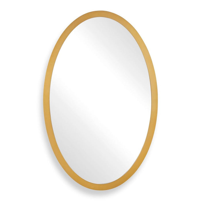 Uttermost Elstree Antique Brass Oval Wall Mirror