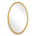 Uttermost Elstree Antique Brass Oval Wall Mirror