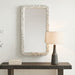 Uttermost Barnacle White Coastal Wall Mirror