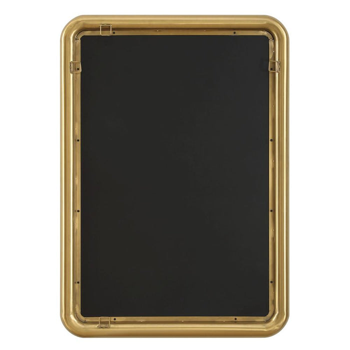 Uttermost Atkinson Antique Brass Rectangle Mirror