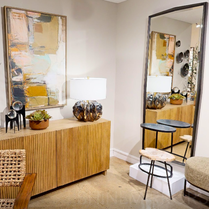 Uttermost On Point Bronze Tall Mirror