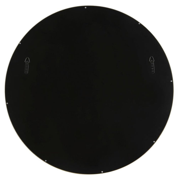Uttermost Break The Ice White Round Mirror