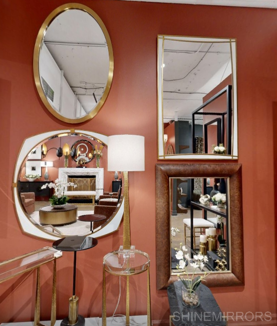 Uttermost Estella Antique Gold Round Wall Mirror