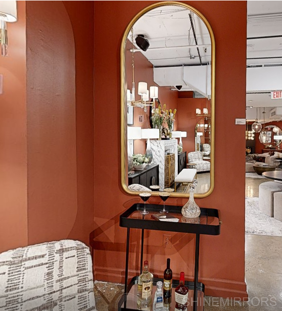 Uttermost Marvell Arch Antique Gold Mirror