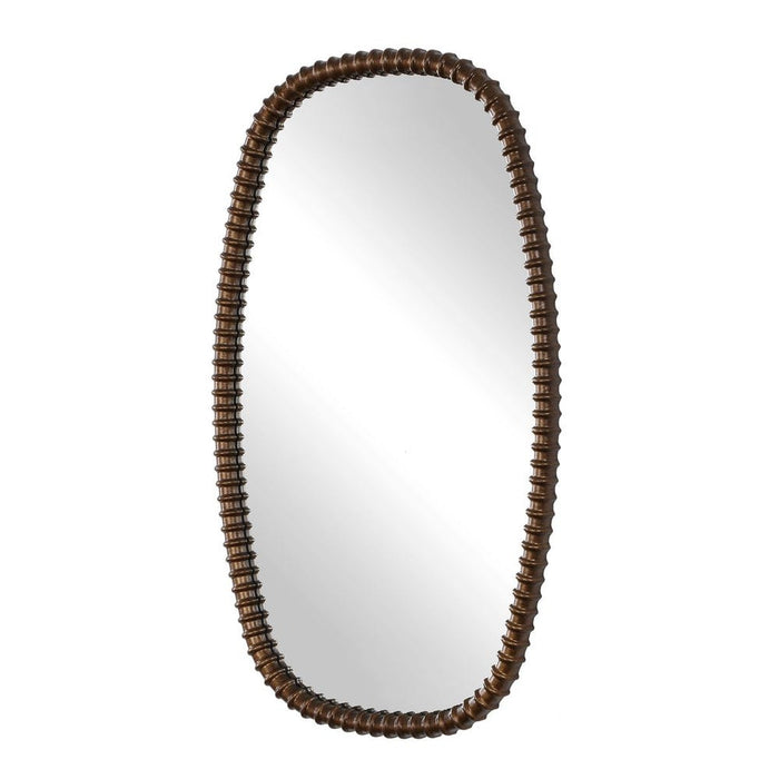 Uttermost Apphia Bronze Ribbed Wall Mirror