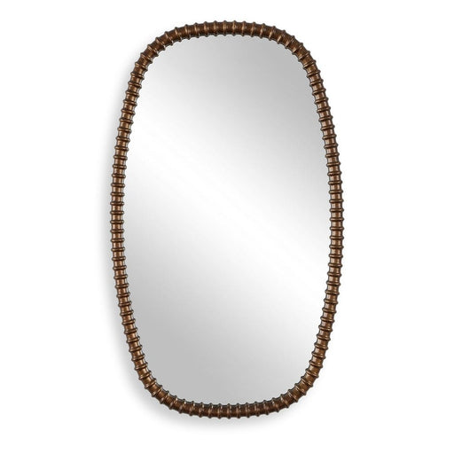 Uttermost Apphia Bronze Ribbed Wall Mirror