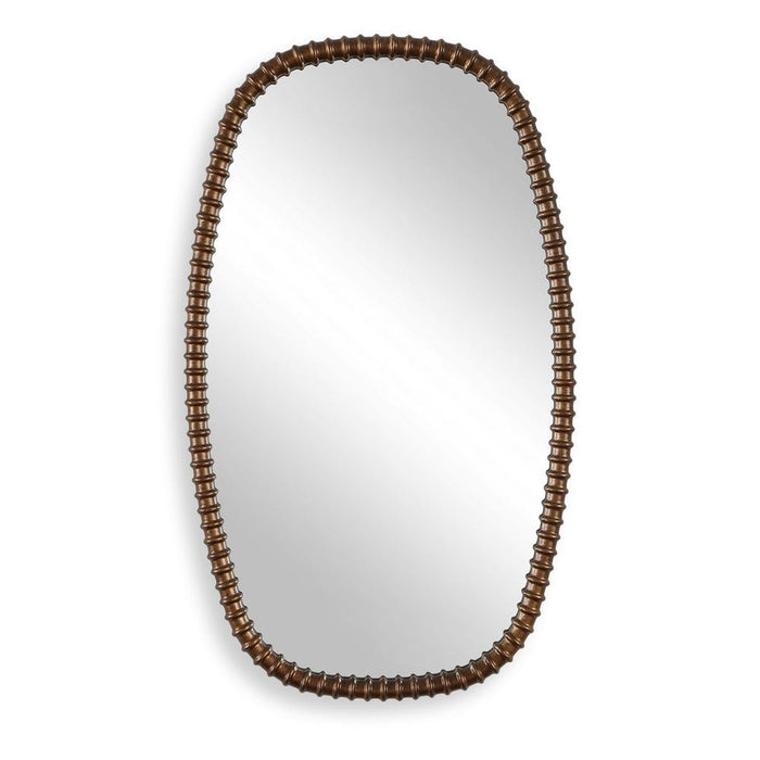 Uttermost Apphia Bronze Ribbed Wall Mirror