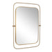 Uttermost Moreni Antique Brass Double Frame Wall Mirror