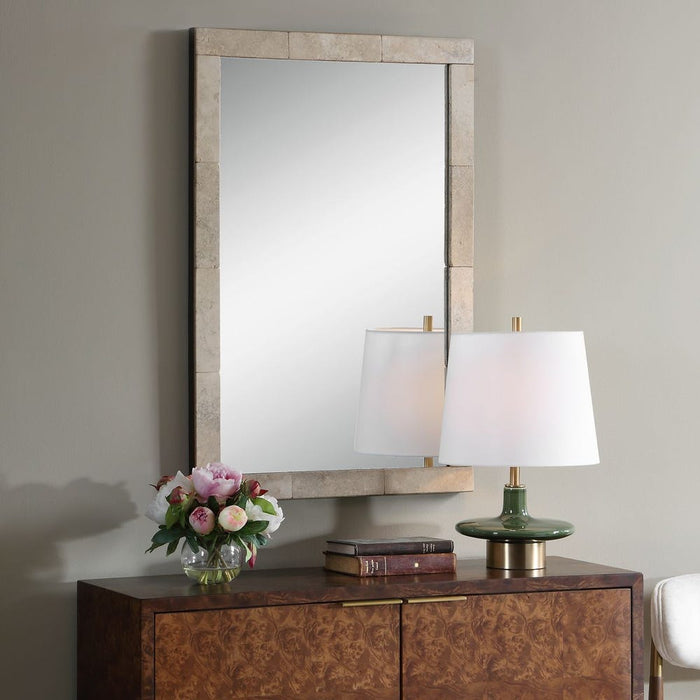 Uttermost Pave Natural Stone Wall Mirror