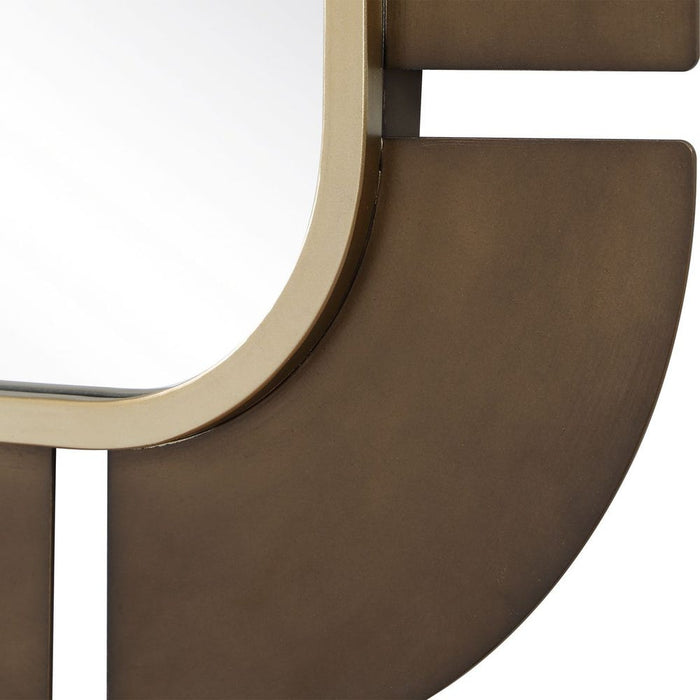 Uttermost Segment Two-Toned Wall Mirror