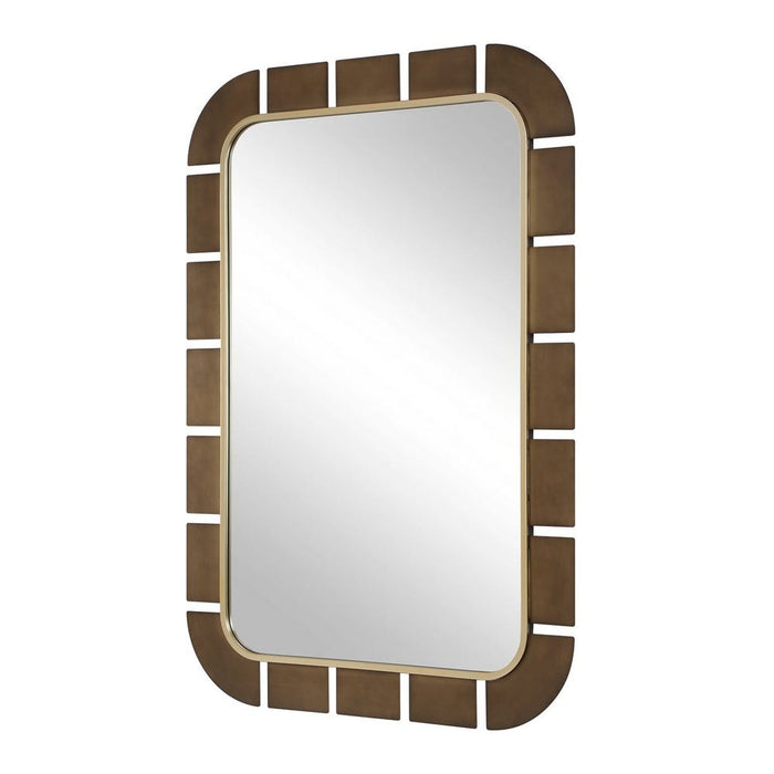 Uttermost Segment Two-Toned Wall Mirror