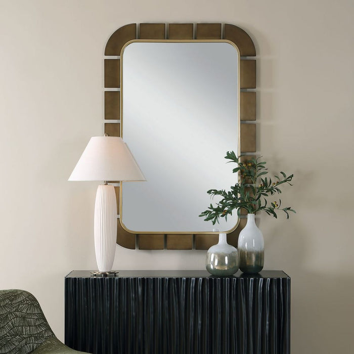 Uttermost Segment Two-Toned Wall Mirror