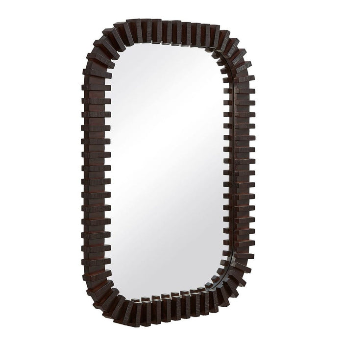 Uttermost Abram Espresso Arched Wall Mirror