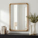 Uttermost Heinrich Natural Wood & Antique Brass Wall Mirror