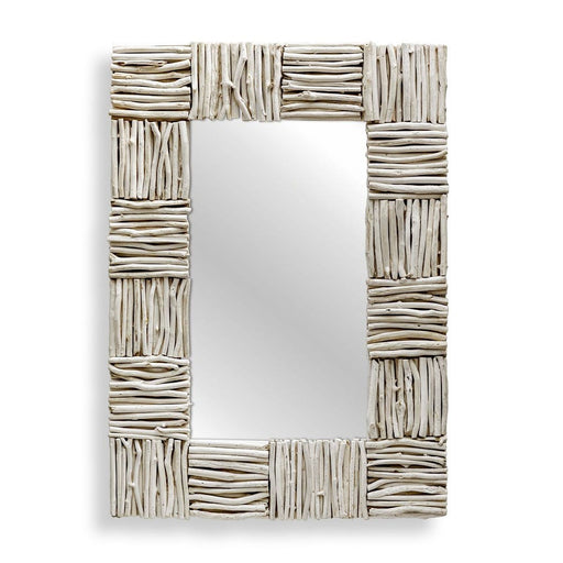 Uttermost Lathey Bleached Teak Wall Mirror