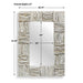 Uttermost Lathey Bleached Teak Wall Mirror