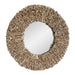 Uttermost Rossetti Natural Wood Round Wall Mirror