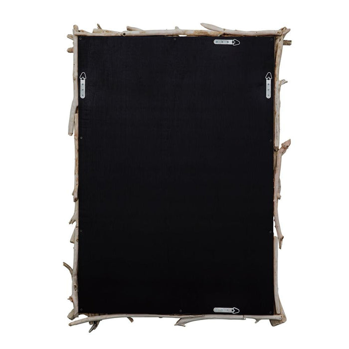 Uttermost Rooted Reflection Bleached Wall Mirror