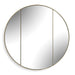 Uttermost Amram Antique Brass Round Wall Mirror