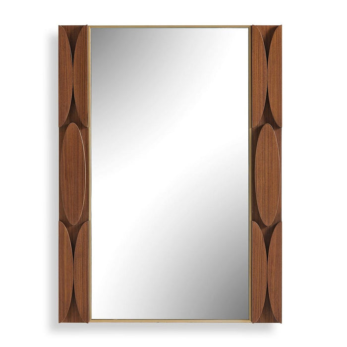 Uttermost Macario Walnut Wall Mirror