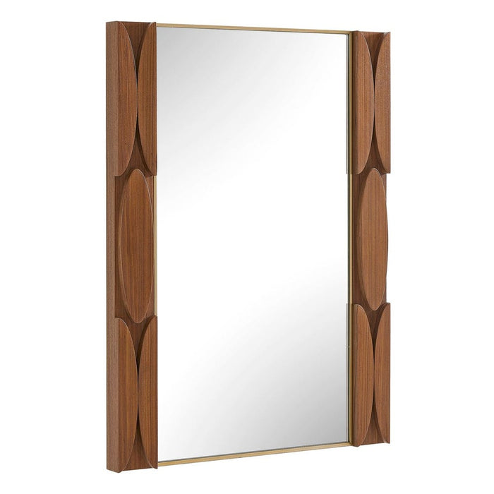 Uttermost Macario Walnut Wall Mirror