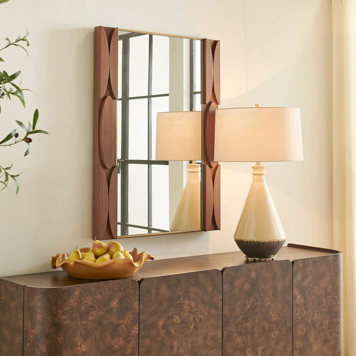 Uttermost Macario Walnut Wall Mirror