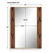Uttermost Macario Walnut Wall Mirror