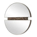 Uttermost Hanover Two-Mirrored Halves Round Wall Mirror
